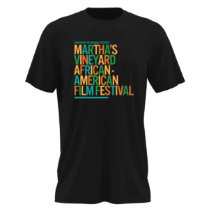 MVAAFF Multi-Color Black T-shirt