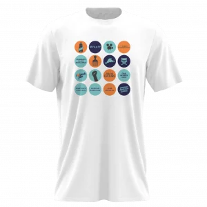 MVAAFF 4 Color Button Unisex T-Shirt