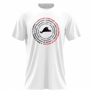 MVAAFF T-Shirt with Circular Word Cloud