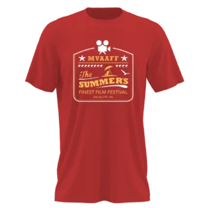 MVAAFF The Summer's Finest Film Festival T-Shirt - Red