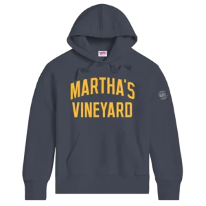 Martha's Vineyard Hampton Hoodie - Indigo with Gold
