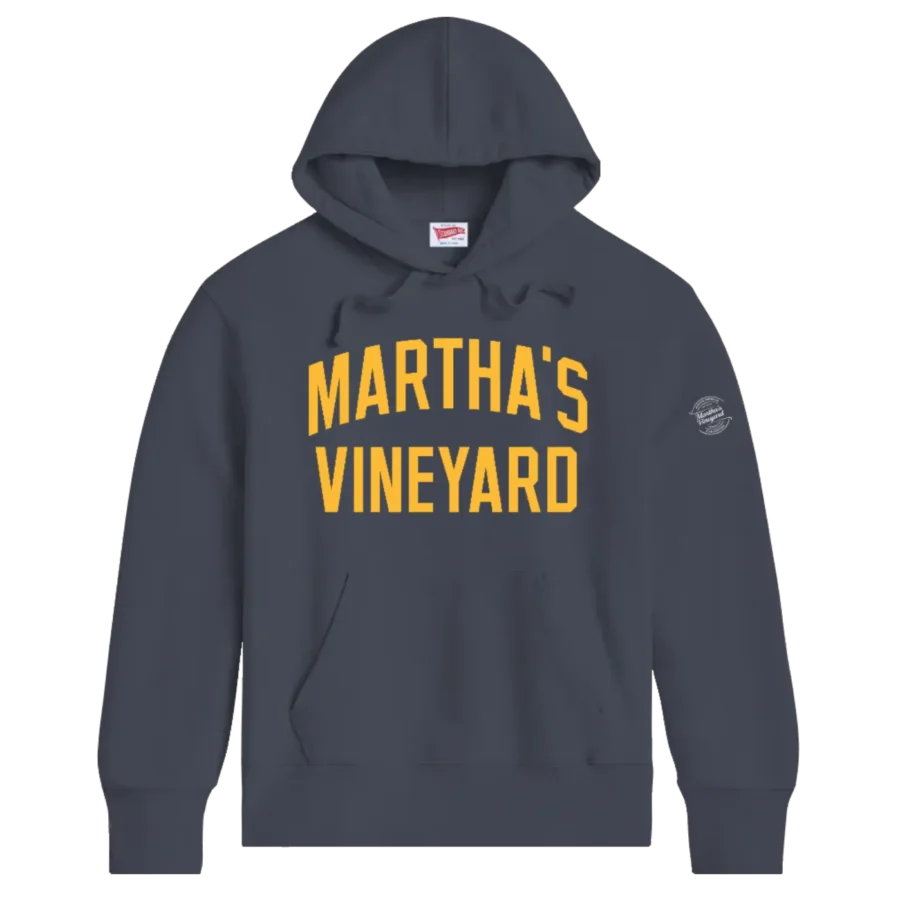 Martha's Vineyard Hampton Hoodie - Indigo with Gold
