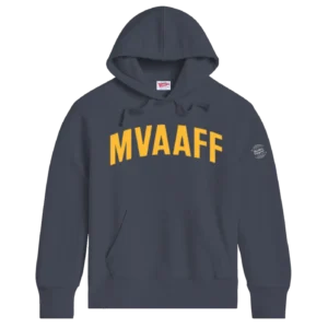 MVAAFF Hampton Hoodie - Indigo with Gold
